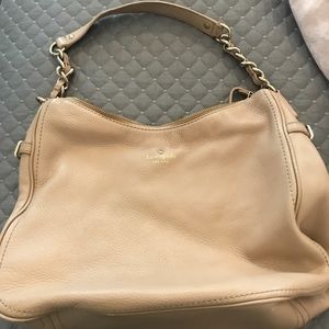 cream Kate spade purse
